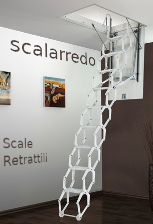 Scale retrattili scala retrattile soffitto parete soppalco motorizzata  copertura