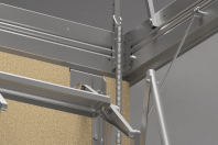 cornice metallica zincata scale a terrazza